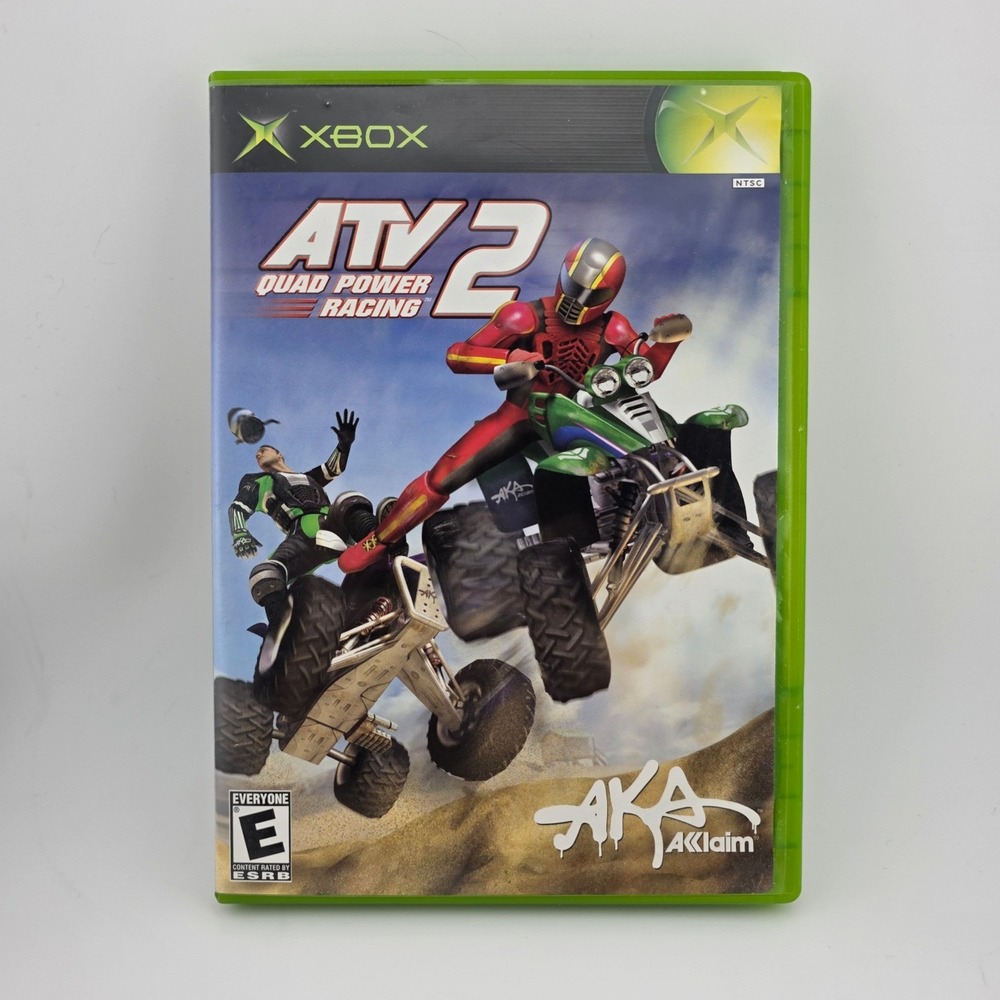 ATV 2 Quad Power Racing Game‎ for Microsoft Xbox Complete CIB Tested